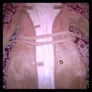 True vintage 100% lambswool ankle length coat
